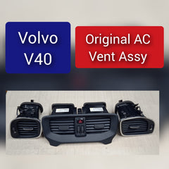 Black Ac Vent Grille Assembly Right 31281852 & Left 31281851 & Center 31302138 Compatible With VOLVO S60
