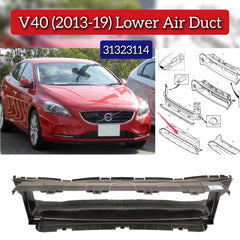 Radiator Support Lower Air Duct 31323114 Compatible With VOLVO V40 (2013-2019)