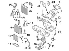 Air Conditioning Evaporator (Cooling Coil) 30630696 Compatible with VOLVO Volvo S60