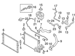 Radiator 31293550 36000086 36002408 36000464 Compatible with VOLVO XC90 I (275)