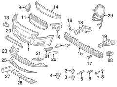 Front Bumper Bracket Left 31323425 & Right 31323426 Compatible With VOLVO S60 (2011-2013) Tag No.2709