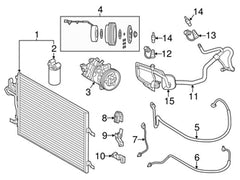 AC Condenser 31332027 Compatible with VOLVO S60 II (134) & XC60 I SUV (156) & XC60 I VAN (156)