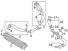 Intercooler Radiator 31439780 Compatible With VOLVO XC40 (536)