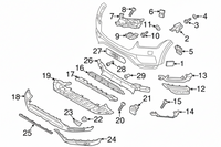 Front Bumper Lower Grill 31353373 Compatible With VOLVO XC90 II (256) (2016-2022) Tag No.209