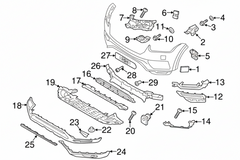 Front Bumper Lower Grill 31353373 Compatible With VOLVO XC90 II (256) (2016-2022) Tag No.209