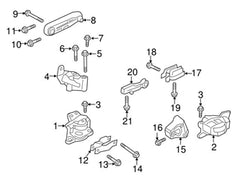 Engine Mount 32255204 Compatible With VOLVO XC90 N.M