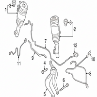Front Left Air Suspension Shock Absorber Strut 31658903 Compatible With VOLVO XC90 II (256) N.M