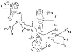 Front Right Air Suspension Shock Absorber Strut 31658904 Compatible With VOLVO XC90 II (256) N.M