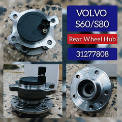 Rear Wheel Hub 31277808 31329968 30666614 31262040 Compatible With VOLVO S60 & S80 & V60 & V70 & XC70