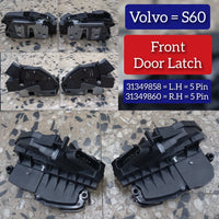 Front Door Latch 31349858 Compatible With VOLVO S60 II (134) & XC60 I SUV (156) (2011-18)