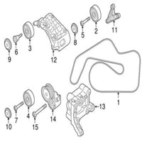 Multi RIB Belt 6PK2525 059903137AL 95810221610 Compatible With AUDI Q7 (4LB) (CONTINENTAL)