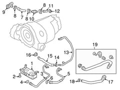 4G0317021M Oil Cooler For AUDl A6 A7 Tag-O-49