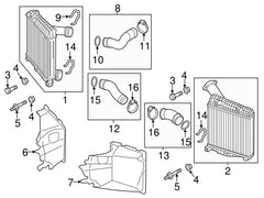 Intercooler 7L6145803H Compatible With AUDI Q7 (4LB) & VW TOUAREG (7LA, 7L6, 7L7) TOUAREG (7P5, 7P6)
