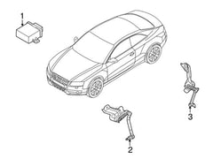 Rear Left Headlight Level Sensor 8K0941309E Compatible With AUDI A4 B8 (8K2) | A4 / S4 & A5