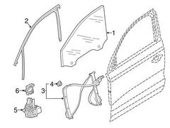 Front Right Power Window Regulator 8U0837462 Compatible with AUDI Q3 (8UB, 8UG)