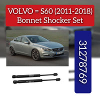Front Bonnet Hood Strut 31278769 Compatible With VOLVO S60 II (134) (Set Of 2)