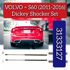 Rear Tailgate Trunk Lid Return Shock Spring Left & Right 31333127 Compatible with VOLVO S60 II (134)