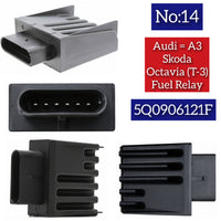 Fuel Pump Control Module 5Q0906121F 3Q0906121A 3Q0906121B 3Q0906121C 3Q0906121D Compatible with AUDI A3 & SKODA OCTAVIA III (5E3, NL3, NR3) Tag NO:14