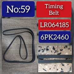 Belt LR064185 6PK2460 Compatible With AUDI A4 & A5 & A6