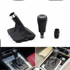 Gear Shifter Knob With Boot Assembly (black) 2042672710 Compatible With Mercedes Benz C-Class W204 & E-Class W212