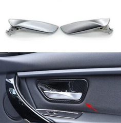 Inner Door Handle Set (Set Of 2) Matt Chrome Compatible With BMW 3-Series F30