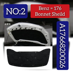 Bonnet Shield A1766820026 Compatible With Mercedes-Benz A-CLASS W176 Tag No.2