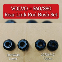 Rear Link Upper Bush (Set OF 2) 30736947 & 30736948 Compatible With VOLVO S60 II (134) & S80 II (124)