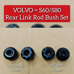 Rear Link Upper Bush (Set OF 2) 30736947 & 30736948 Compatible With VOLVO S60 II (134) & S80 II (124)