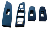 Master Switch Black Power Window Cover Set (Model-a Set of4) Compatible With BMW & BMW 5 Series F07