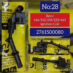 Ignition Coil 2761500080 & 276 9060160 & 2769060260 & 2769063500 & 2769063700 Compatible With MERCEDES-BENZ & CLS (C218) & E-CLASS (W212) & G-CLASS (W463) No.28