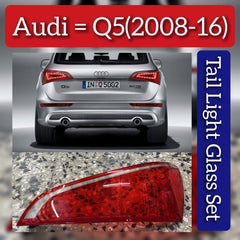 Tail Light Glass Set Compatible With AUDI & For Q5 (2008-2016)