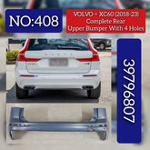 Complete rear Upper Bumper With 4 Holes 39796807 & 40002204 Compatible With VOLVO XC60 2018-2023 Tag 408