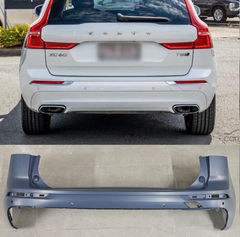 Complete rear Upper Bumper With 4 Holes 39796807 & 40002204 Compatible With VOLVO XC60 2018-2023 Tag 408