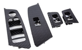 Master Switch Black Power Window Cover (Set of 4) Compatible With BMW & 5 SERIES G30 2017+