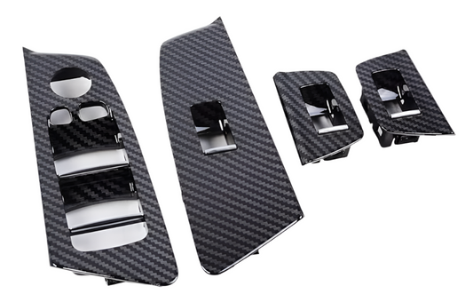 Master Switch Black Power Window Cover (Set of 4) Compatible With BMW & 5 SERIES G30 2017+