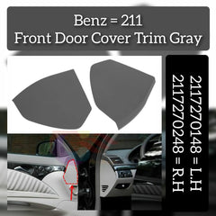 Front Door Trim Panel Cover Set Left 2117270148 Right 2117270248 Compatible With Mercedes & Mercedes Benz E CLASS W211 2002-2009