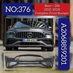 Front Bumper A2068859201 2068859201 Compatible With MERCEDES-BENZ & C-CLASS (W206) Tag No.376