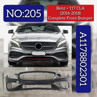 Front Bumper A1178802301 A11788023019999 Compatible With Mercedes Benz & A CLASS W177 2018 Tag No.205