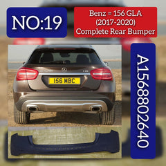 Rear Bumper A1568802640 & 1568800140 Compatible With MERCEDES-BENZ & GLA-CLASS (X156) Tag No.19