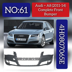 Front Bumper 4H0807065E Compatible With AUDI & A8 D4 (4H2, 4H8, 4HC, 4HL) | A8 / S8 | A8L Tag No.61