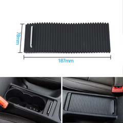 Black Central Console Drink Water Cup Holder Cover Shutter Roller Trim 3T08625319 Compatible With Skoda SKODA & SUPERB III (3V3)