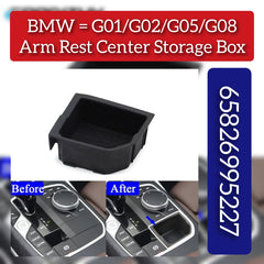 Arm rest Center Storage Box 65826995227 Compatible With BMW & X3 (G01) & BMW X5 (G05) & G08