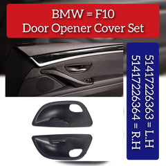 Door Opener Cover Set left 51417226363 & Right 51417226364 Compatible With BMW 5 Series F10