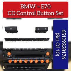 CD Control Buttons 10pcs Sets Model A (7,8) 65129228176 65129228176 Model B Compatible with BMW X5 E70