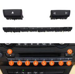 CD Control Buttons 10pcs Sets Model A (7,8) 65129228176 65129228176 Model B Compatible with BMW X5 E70