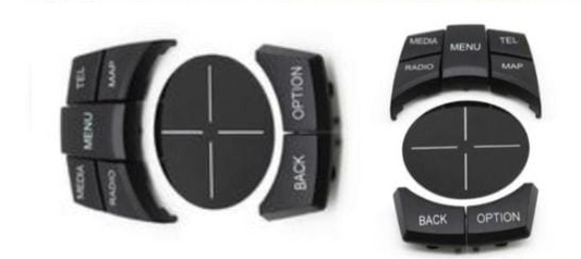 CIC Multimedia Central Rotary Button Cover 65829320289 Compatible with BMW 7 SERIES F02 5 SERIES F10 No.4