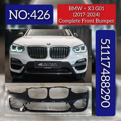 Front Bumper 51117488290 Compatible With BMW X3 G01 (2017-24)