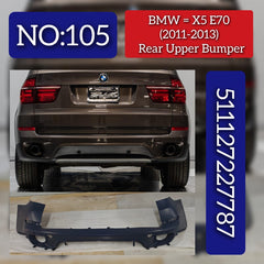 Rear Upper Bumper 51127227787 Compatible With BMW X5 E70 2006-2014 Tag No.105