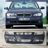Front Bumper Without Hole 51117170051 Compatible With BMW BMW 3 SERIES E90 2006-2012 Tag No.462B