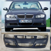 Front Bumper With Hole 51117170053 Compatible With BMW BMW 3 SERIES E90 2006-2012 Tag No.462A